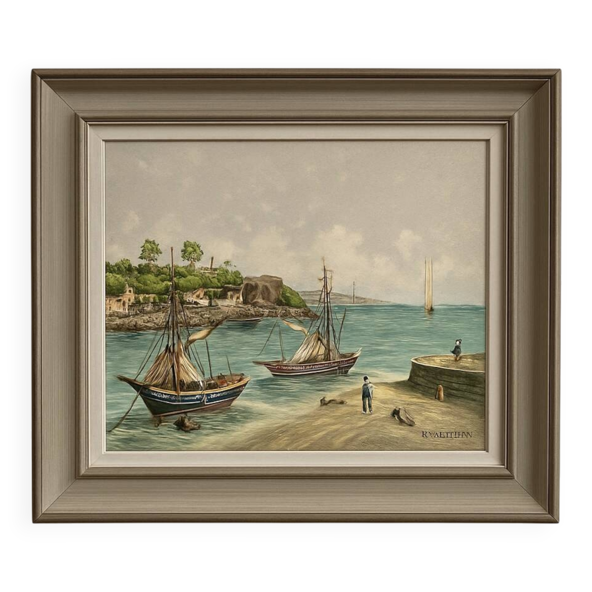 Vaniscotte: oil painting on canvas / view of the North coast