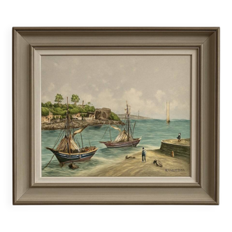 Vaniscotte: oil painting on canvas / view of the North coast