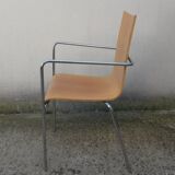 Series of 6 design armchairs 1980