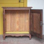 Wooden furniture with 1 door, jam cupboard, storage furniture, interior decor.