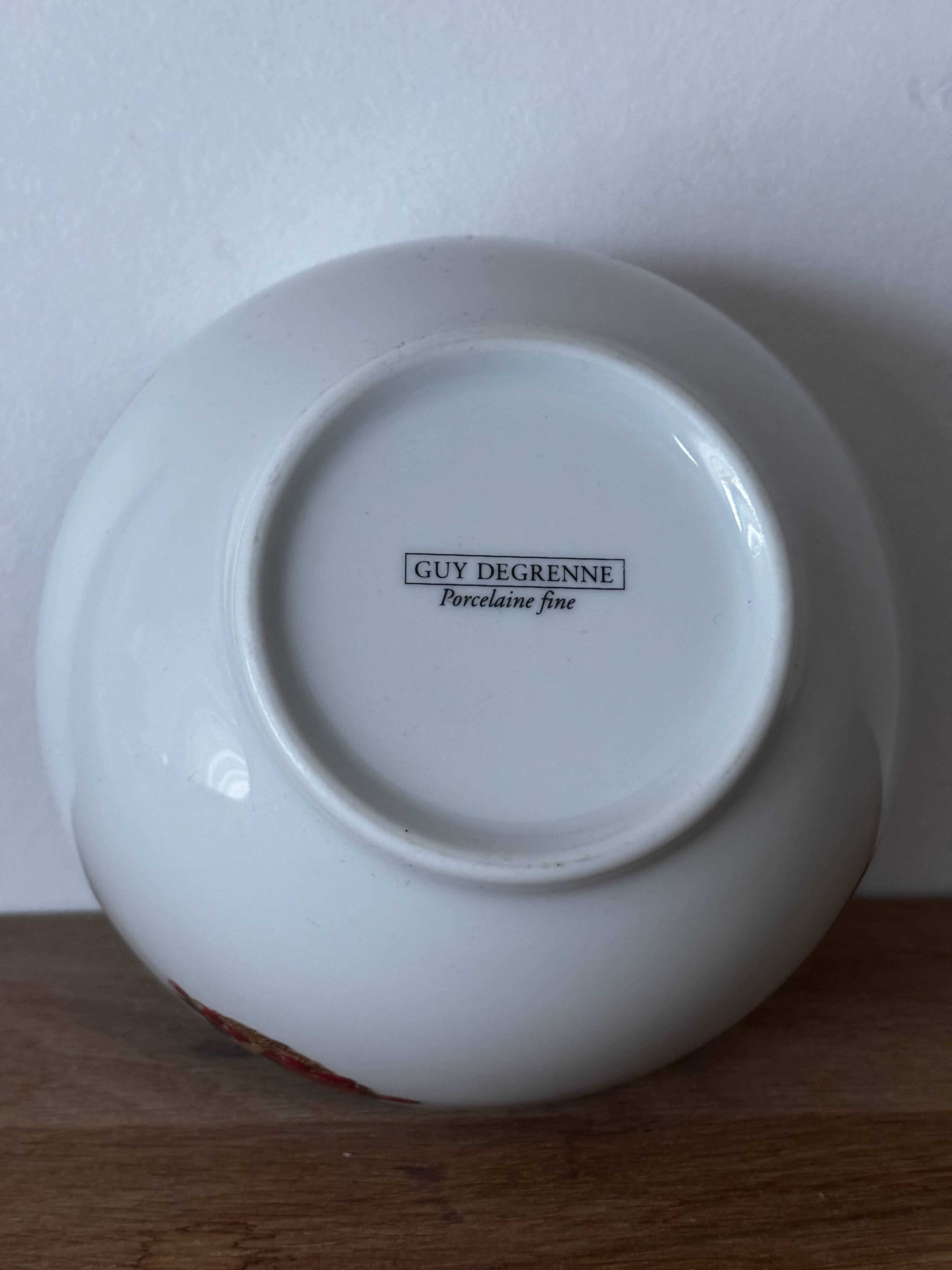 Porcelain bowl Guy Degrenne strawberries