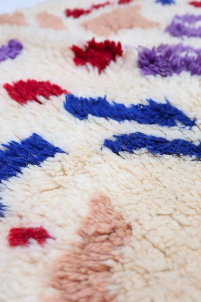 Tapis berbère coloré rond taille 150cm