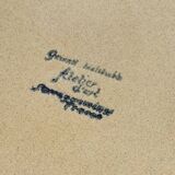 Sarreguemines round dish "Chaumière"