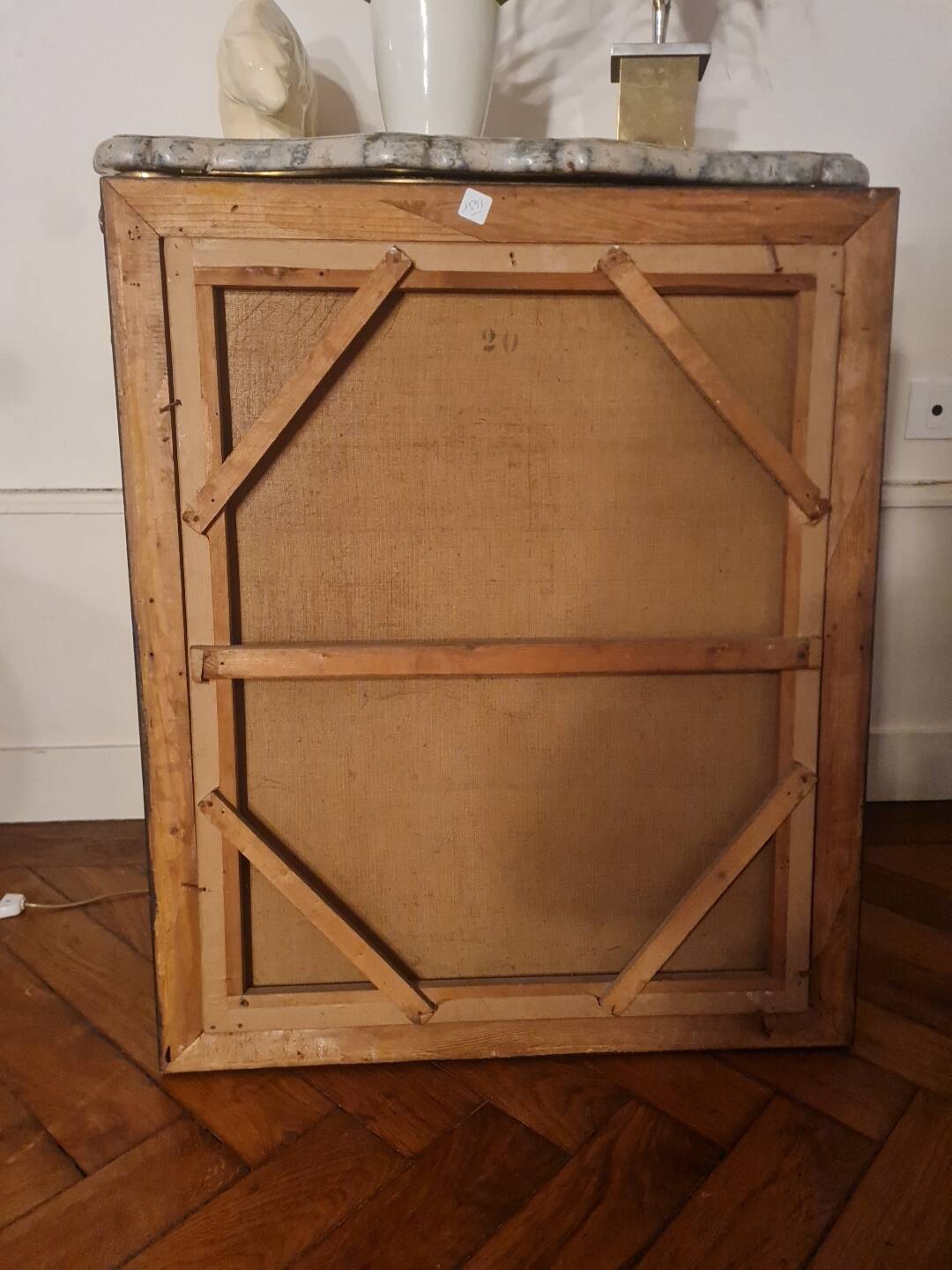 Pouchon, portrait of a woman oil on canvas dated 1855