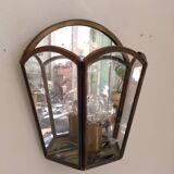 Brass wall light