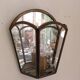 Brass wall light
