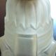 Art Deco wall light, silver-plated bronze, frosted glass, stylized bird decor
