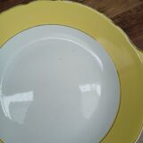 Round dish k and G Lunéville France daffodil model