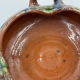 Set of 4 Flemish art nouveau stoneware