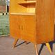 Showcase ileron storage furniture 1950 light wood