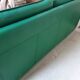 Sofa set and a green leather armchair - 1990s style - Duvivier brand