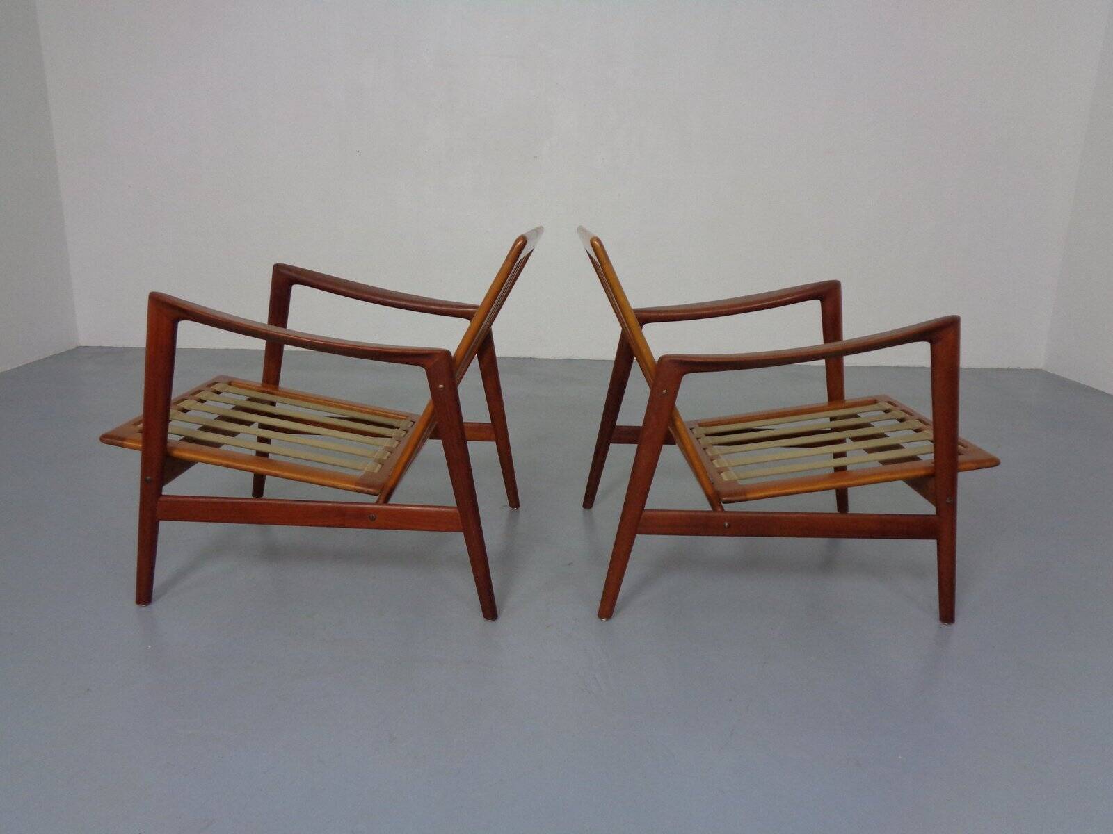 Danish Lounge Chair in Organic Teak by Hans Olsen, 1960s