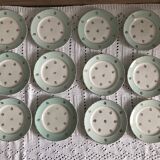 12 Assiettes à dessert et plat HERMES