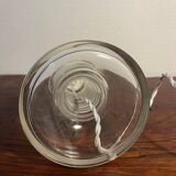 Clear glass lamp bulb