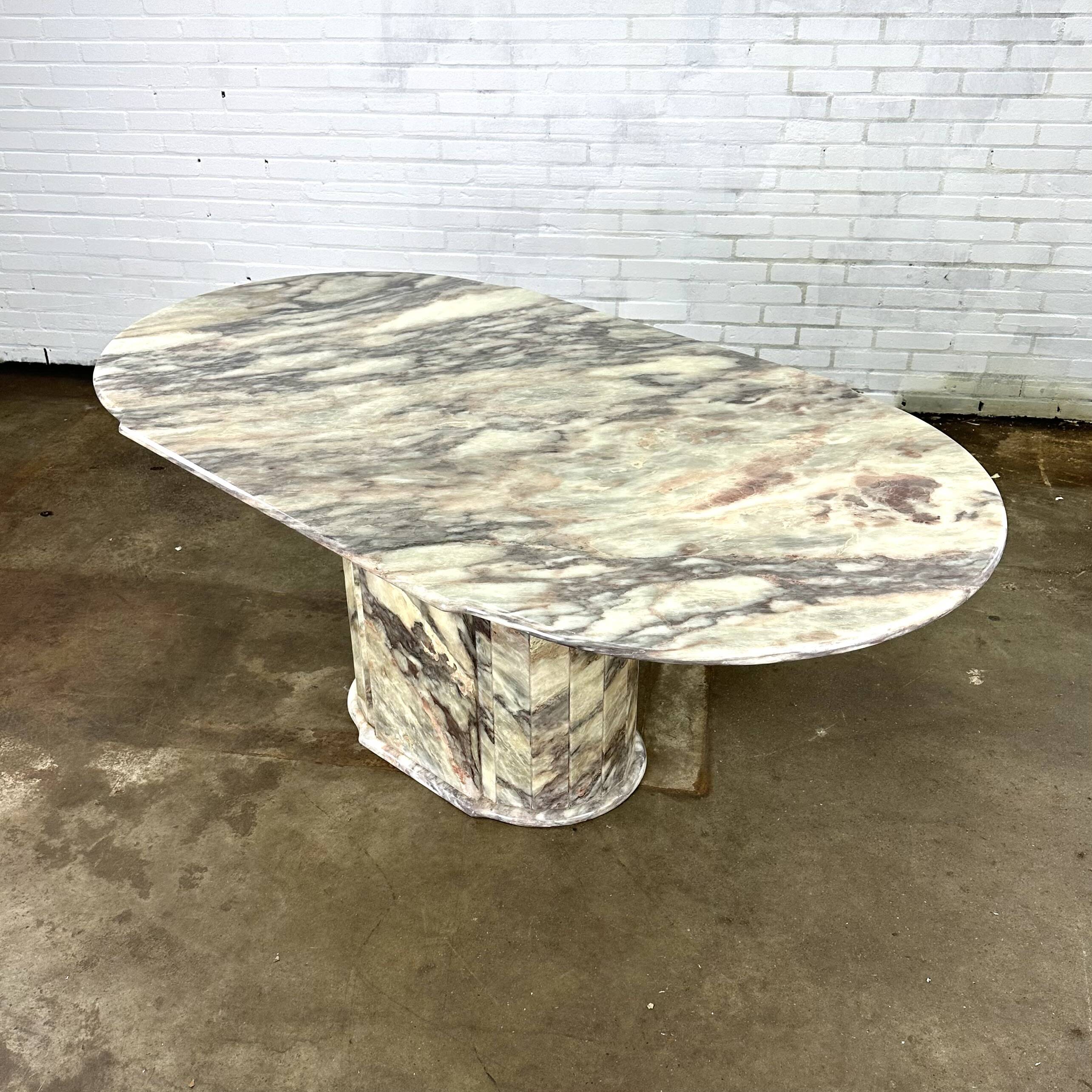Vintage marble dining table