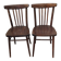 Pair of thonet bistro chairs stamped czechoslovakia vintage