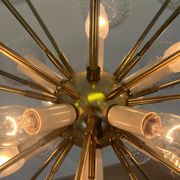 Dandelion, Sputnik chandelier by Kamenicky Senov, 1970