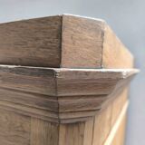 Louis Philippe linen cupboard in blond oak