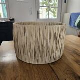 Raffia lampshade