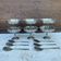 Mat stainless steel ice cream bowls by Jean Couzon