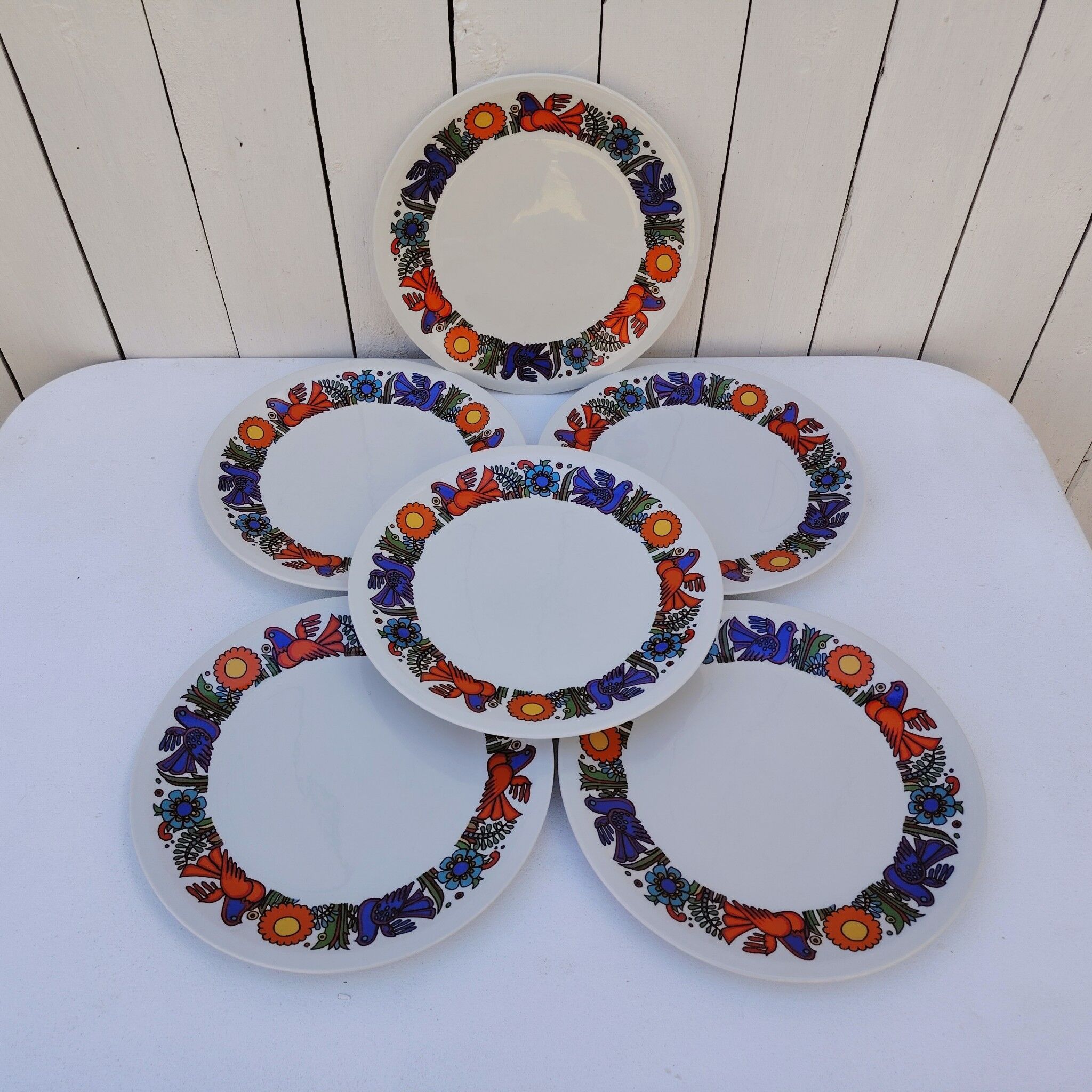 Villeroy & Boch porcelain flat plates, Acapulco