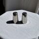 Set of 2 vintage stainless steel cups H12 D7