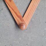 Wooden accordion coat rack 1970