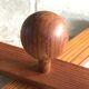 80's wooden extendable patère