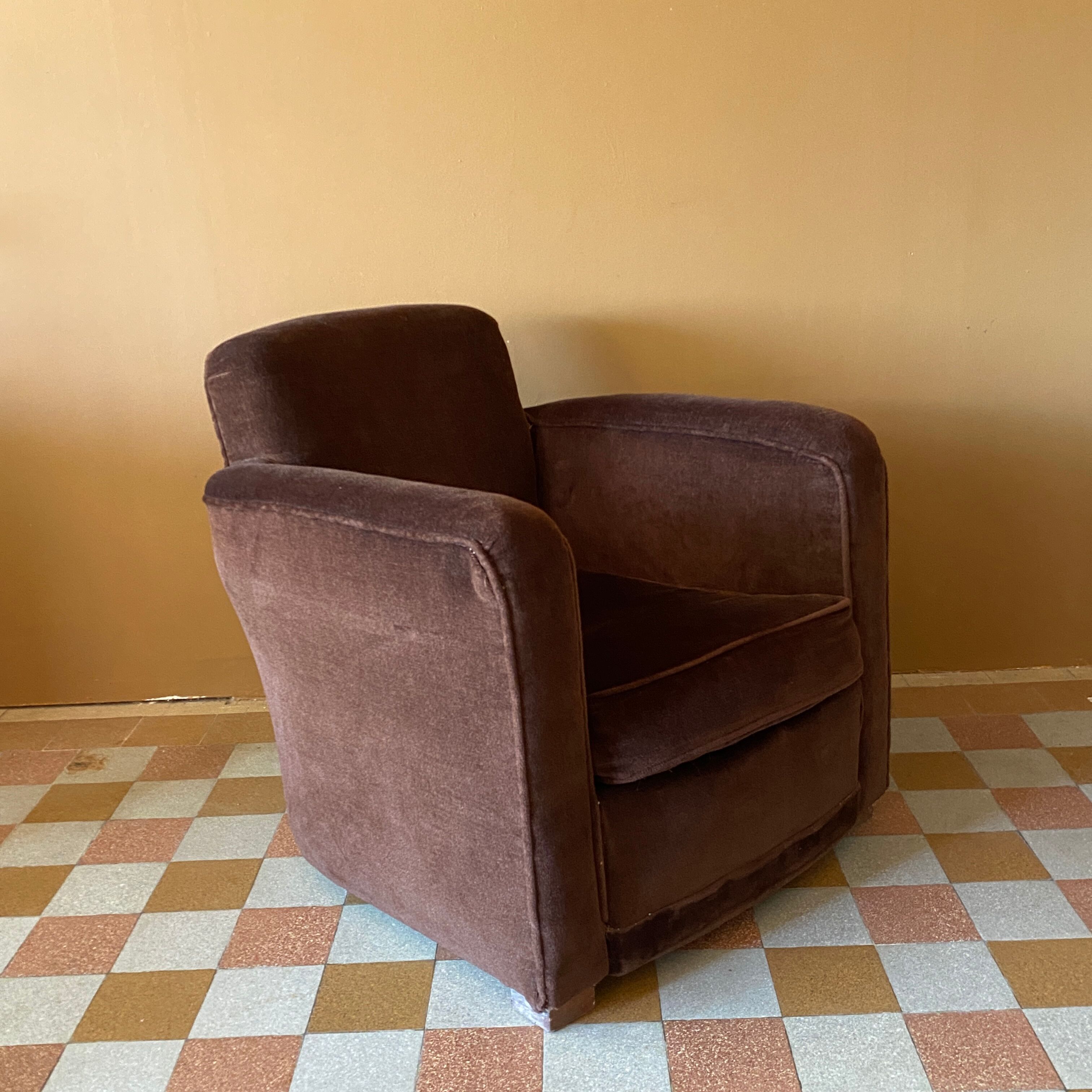 Brown armchair