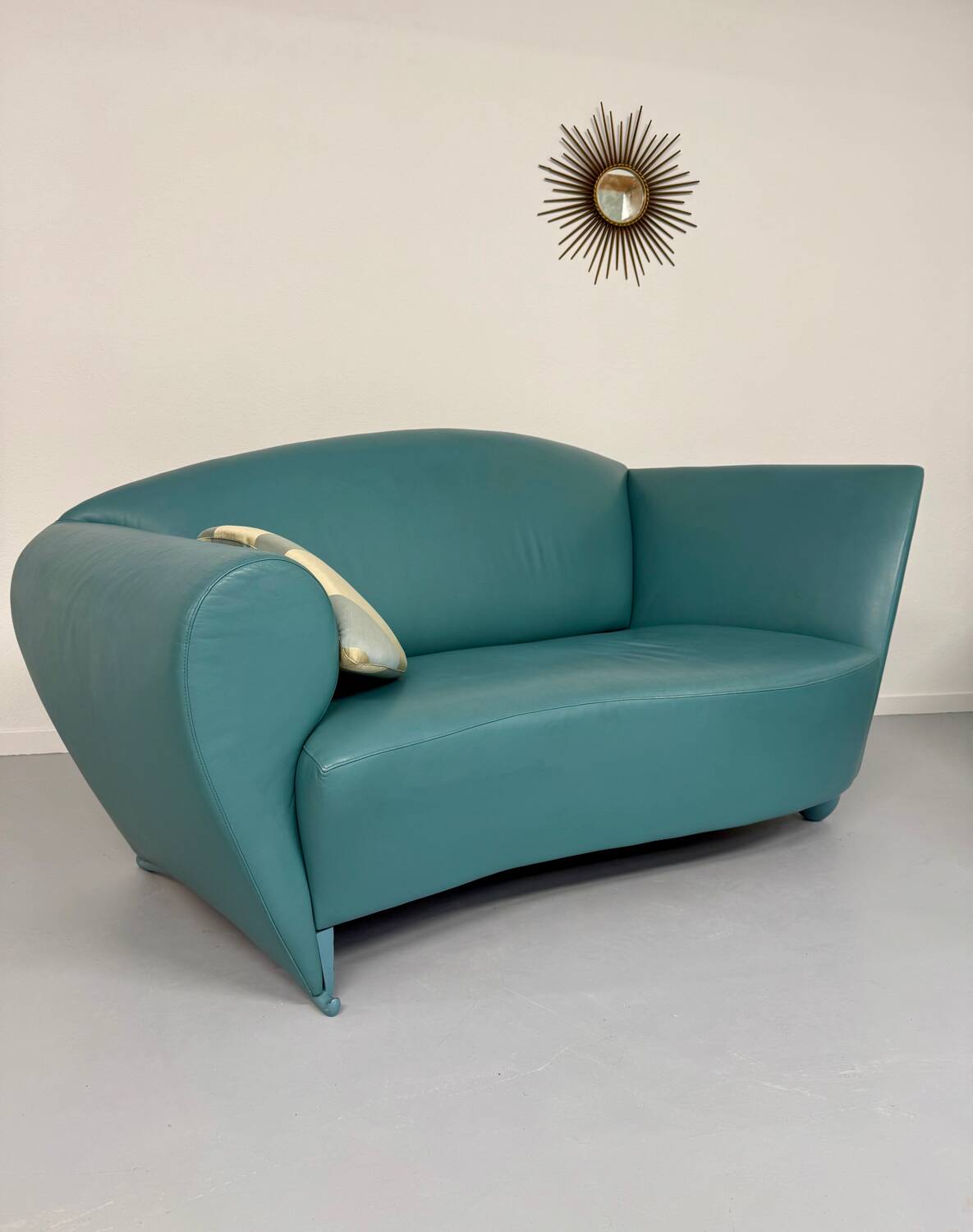 Living room sofa and armchair Atlantis design from the 90s by Wittmann vintage