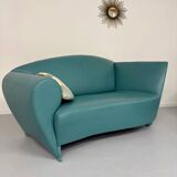 Living room sofa and armchair Atlantis design from the 90s by Wittmann vintage