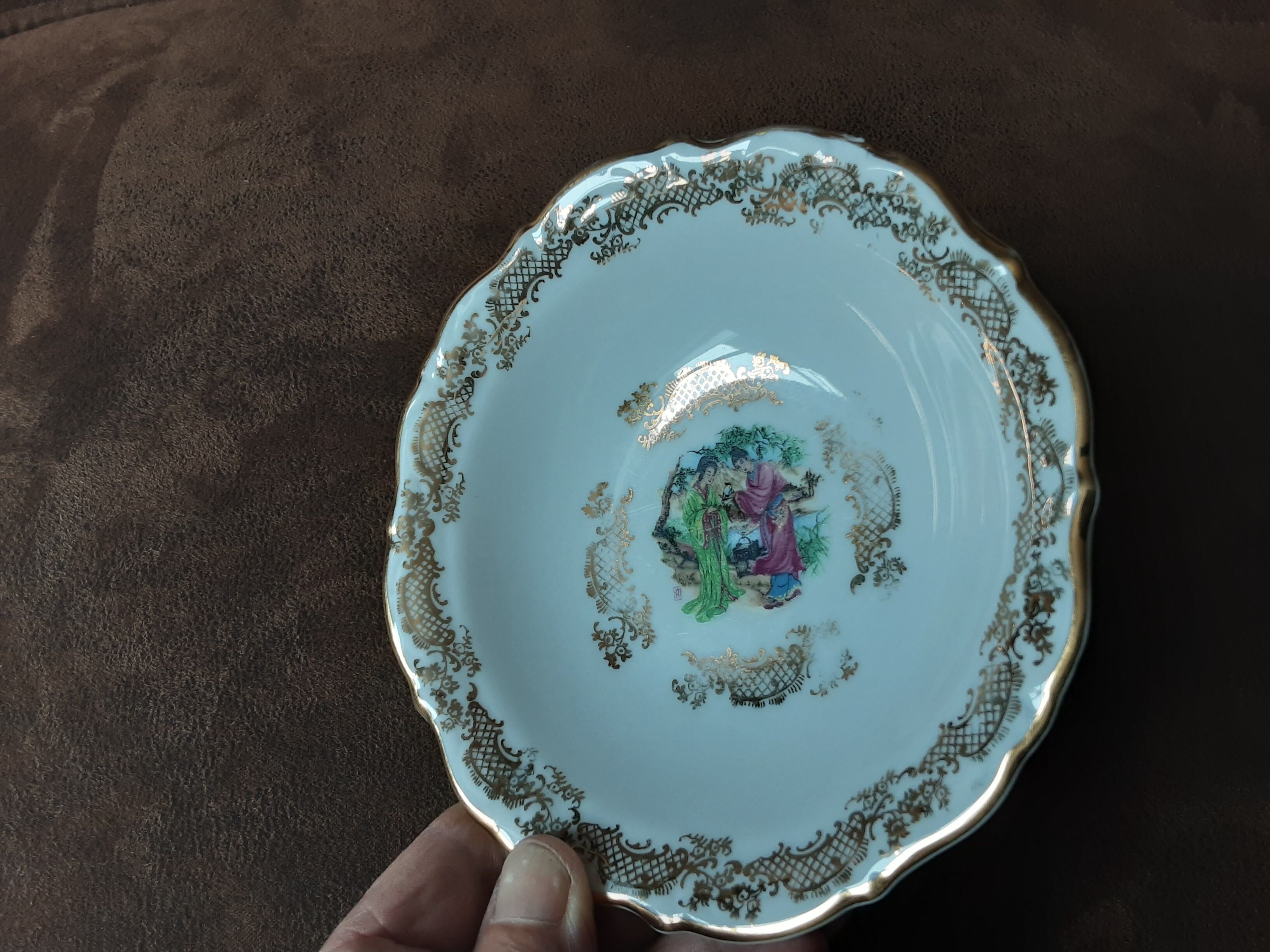 Lot de 6 coupelles  porcelaine de luxe