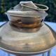Vintage brass candle holder lantern