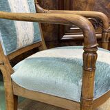 Restoration period armchair in 19th century cherry