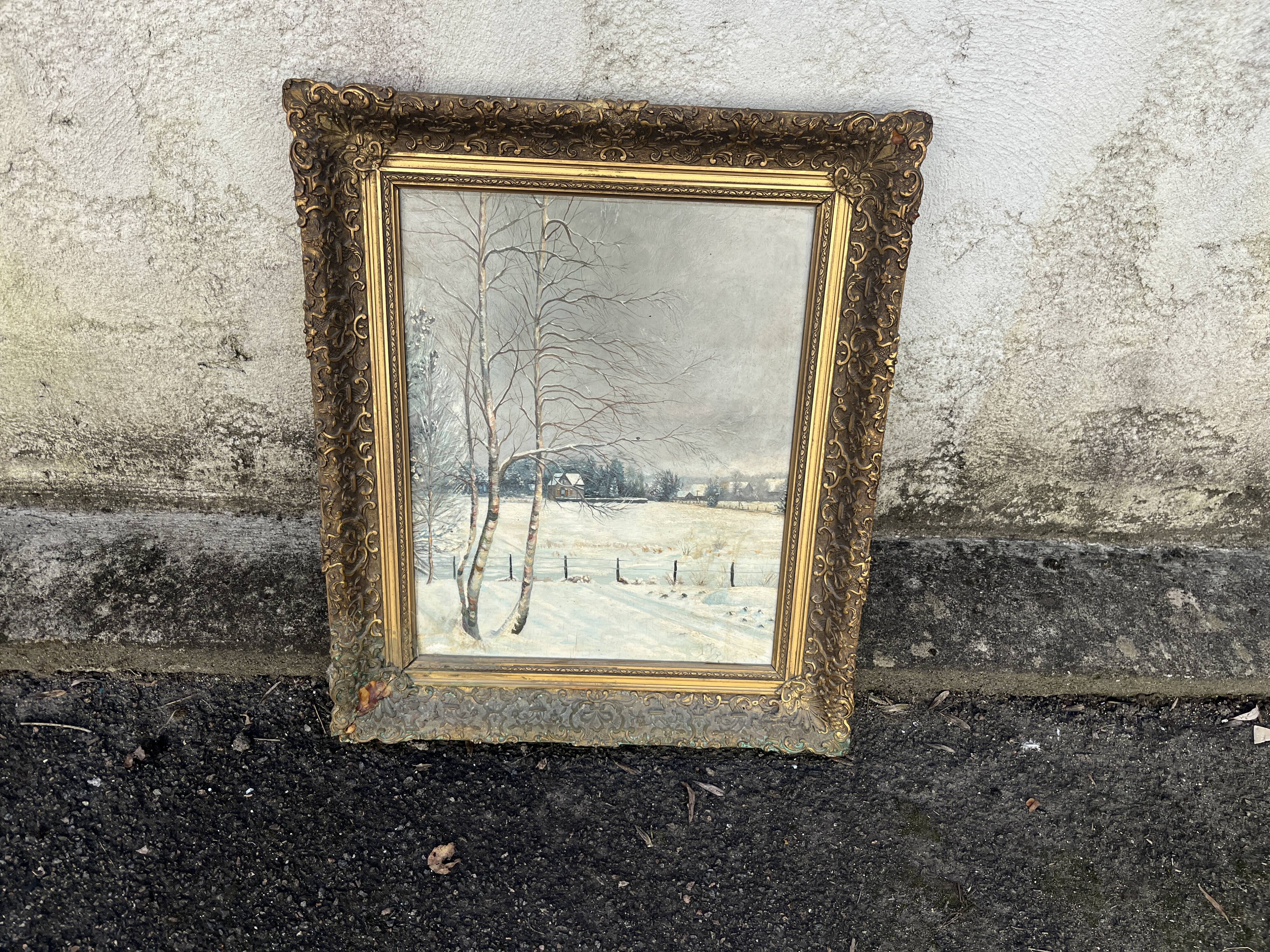 Tableau XIX Jacob Jackson - Winter Landscape with Birches