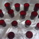 Lot de 15 verres à pied année 70