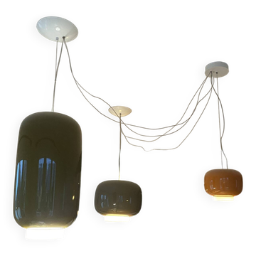 3 suspensions Chouchin Foscarini