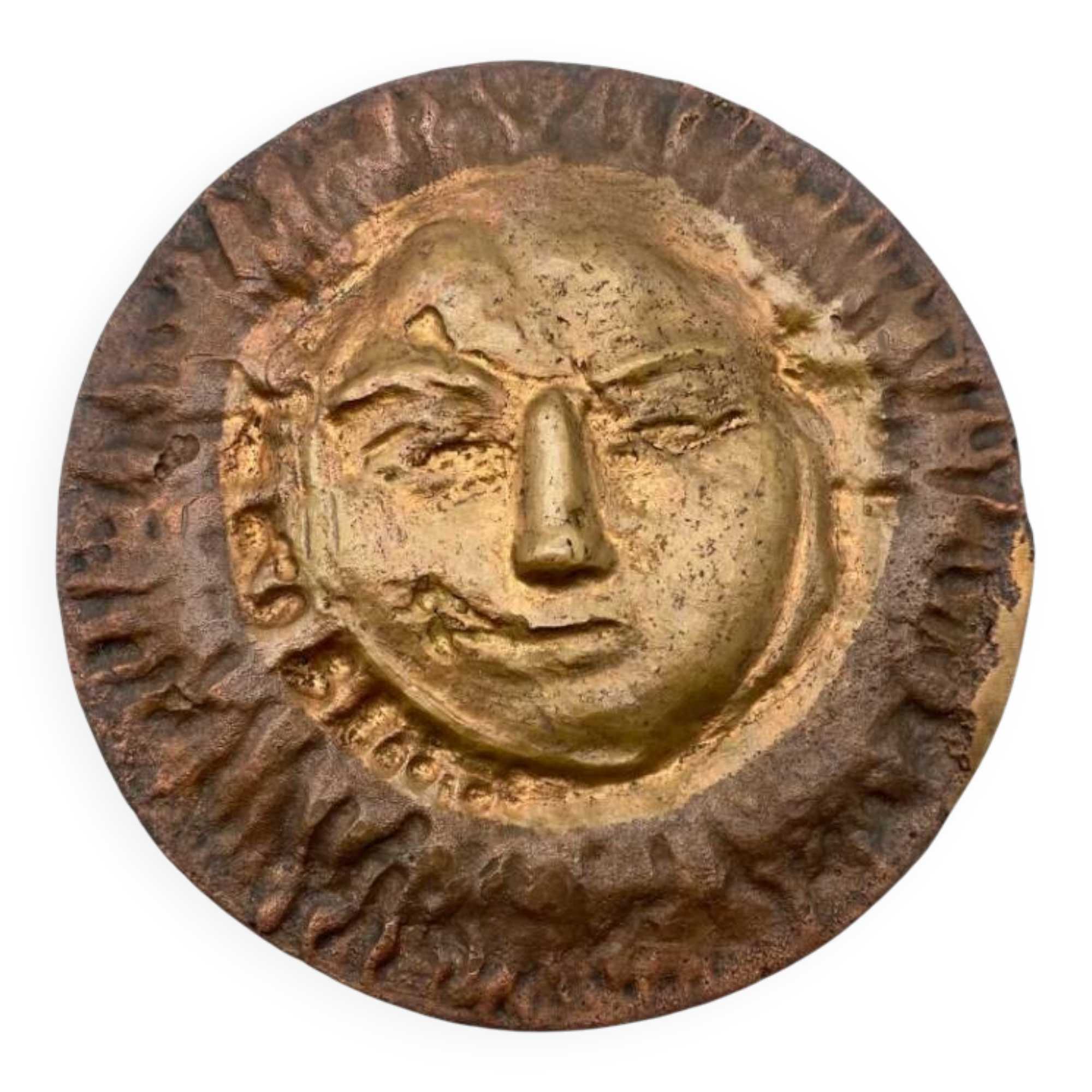 Bronze Sun 6 / wall sculpture, 1950s