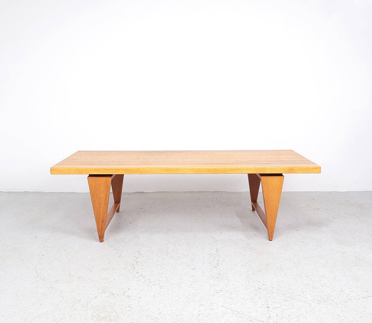 llum Wikkelsø Oak Coffee Table Model Ml 115 for a/S Mikael Laursen, 1960s