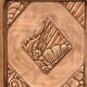 Parisian wardrobe glazed art deco 1930 raw wood