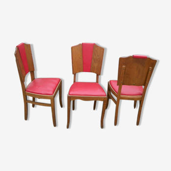 Series of 8 chairs