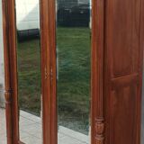 Louis XVI two-door walnut wardrobe