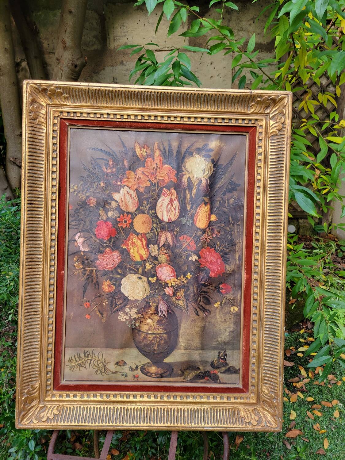 Still life Bouquet of flowers in oil