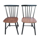 Pair of old wooden chairs
