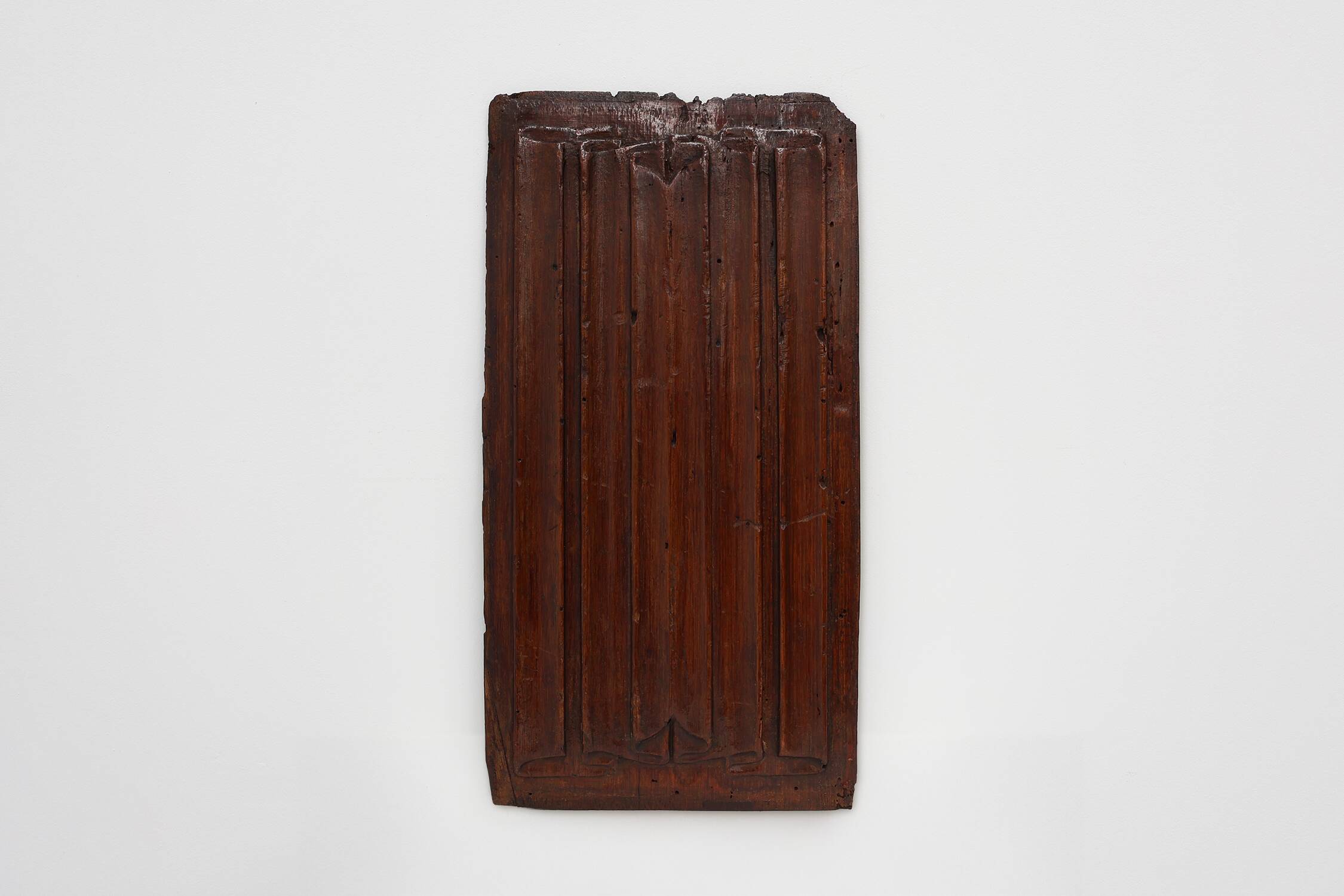 16th Century oak carved Gothic Panel, Belgium