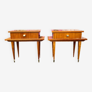 Pair of vintage bedside tables 1960