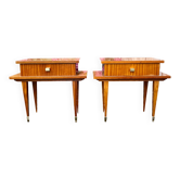 Pair of vintage bedside tables 1960