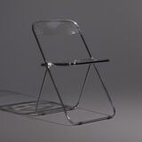 Plia folding chairs designed by Giancarlo Piretti, set of 4