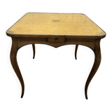 Leather game table in Louis XV style