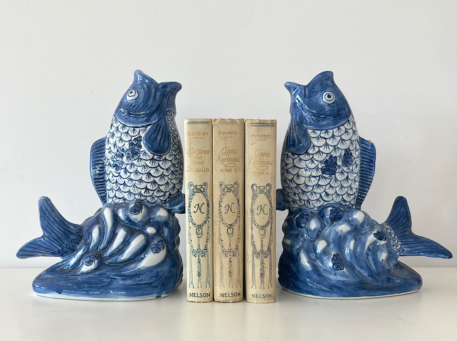 Duo of vases in antique slip